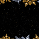 Gold and Silver Christmas sparkling frame loop - VideoHive Item for Sale