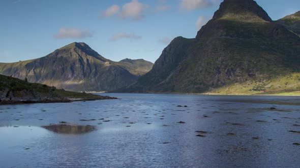 lake water norway nature timelapse lofoten