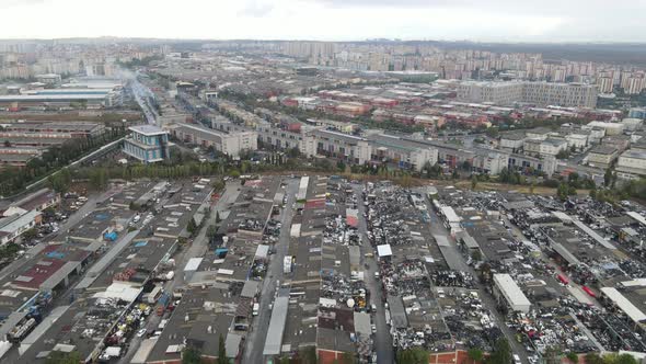 Industrial Factory Aerial