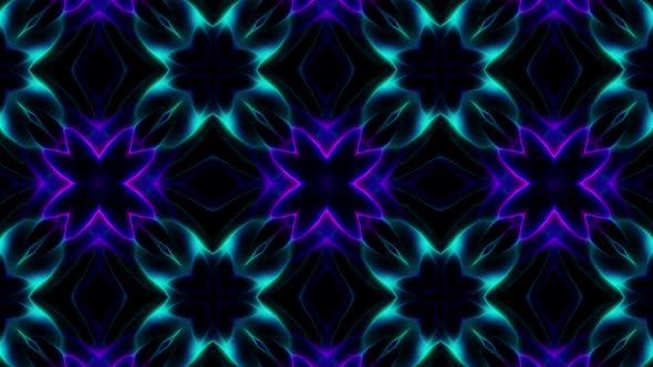 Vj Neon Kaleidoscope Loop 4K 13
