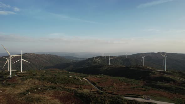 Windmills in Mountains