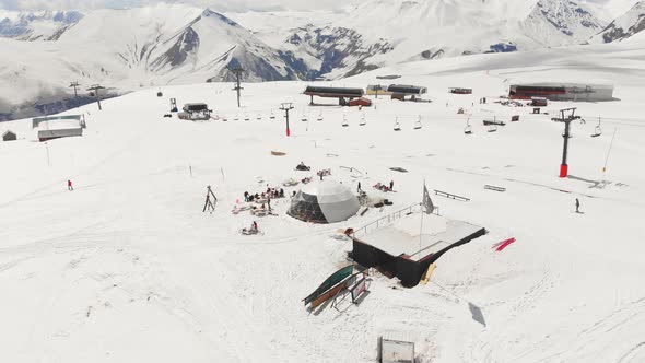 Snow Parkin Gudauri Ski Resort, Georgia