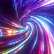 Abstract tunnel of a multicolor spectrum background - VideoHive Item for Sale