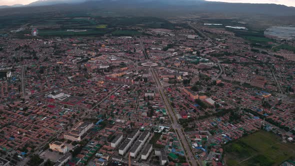 Cityscape of Turks Bagua City