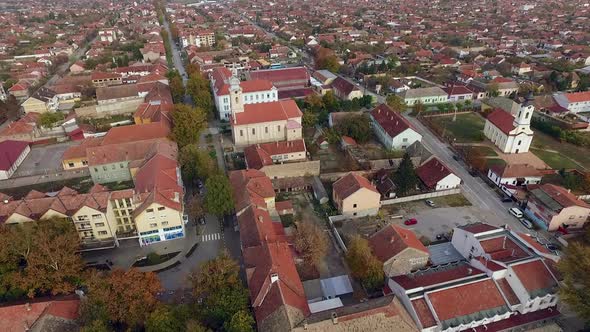 Novi Becej Town City Center In Serbia