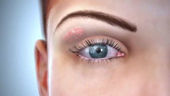 3D Realistic Animation of Lacrimal gland