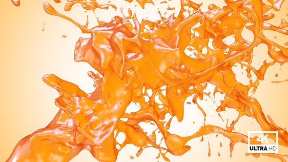 Fresh Orange Juice Jet Stream Splash V1 alt