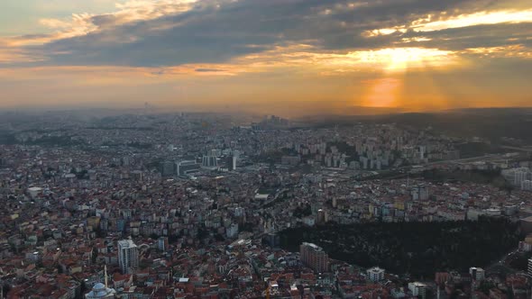 Istanbul Aerial view Timelapse