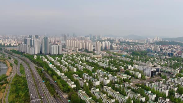 Seoul Apartment Olympic Road Traffic