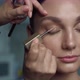 MakeUp Artist Applying Eye Glitter - VideoHive Item for Sale