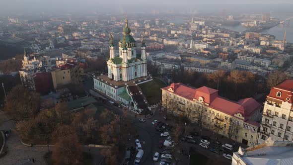 Aerial View From a Drone of St