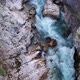 Aerial view on the Mountain River Soca in the Triglav National Park at the Slovenia - VideoHive Item for Sale