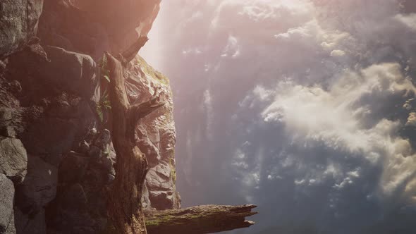 Mountain Landscape at Sunset alt