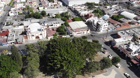 View from the sky of a popular colony in the city of Tepic in Nayarit, Mexico.