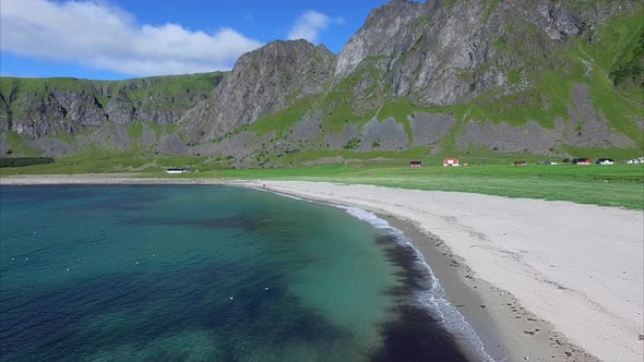 Beach on Lofoten islands, Norway