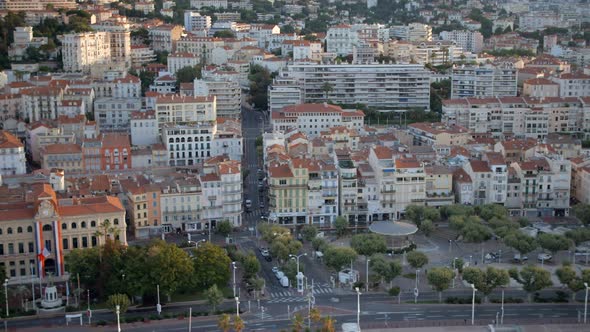 Sunrise at Cannes Port in France