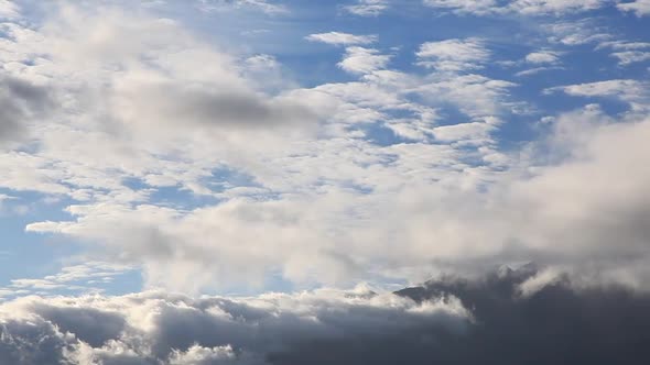 Clouds passing