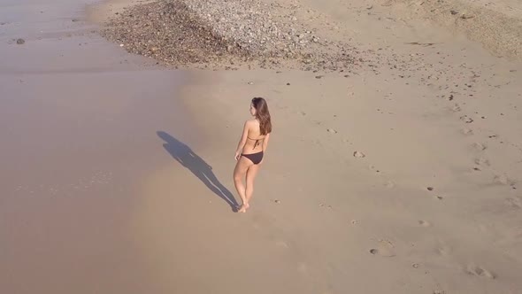 Beautiful Woman At The Beach