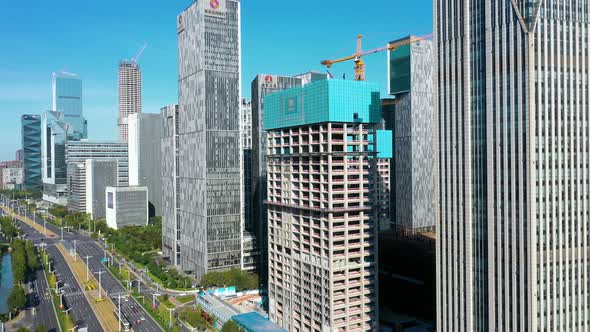 Nanjing City, Jiangsu Province, urban construction landscape