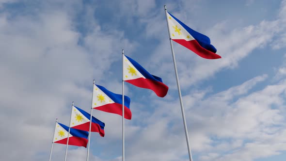 Philippines Flag on the Operating Chipset circuit board