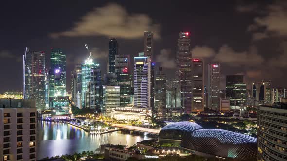 Singapore Skyline Time Lapse alt
