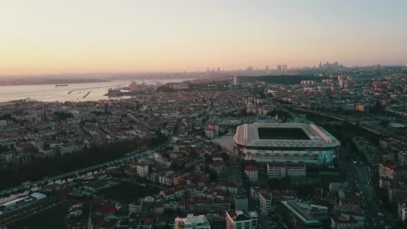 Fenerbahce Stadium Aerial