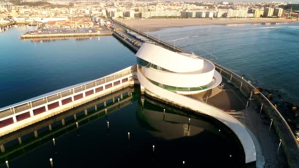 Harbor and City of Matosinhos, Portugal