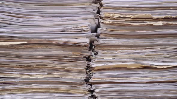 Many Office Documents on the Table