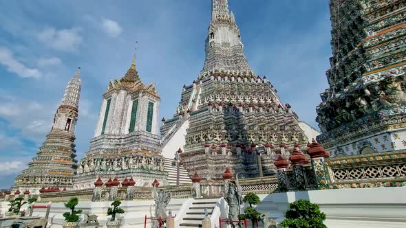 Wat Arun Temple Bangkok Thailand