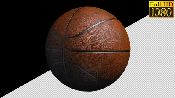 Basketball Ball On Alpha Channel Loops Pack V1