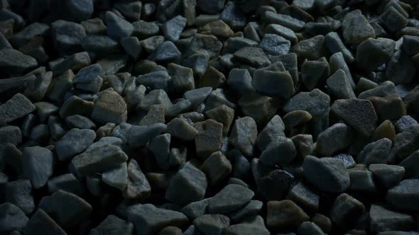 Gravel Floor After The Rain