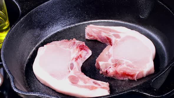 Pork Chops Skillet Rotation
