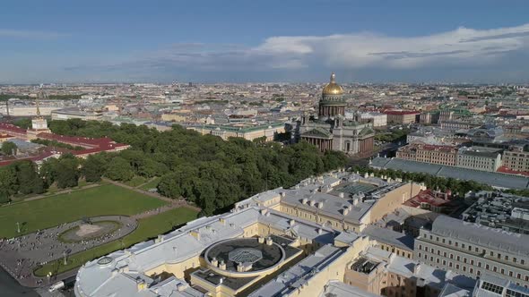 Flight Near Saint Isaac's Cathedral , Russia