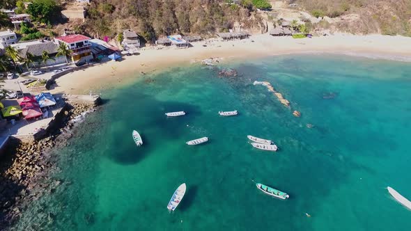 Playa de Tehuamixtle, Jalisco. México