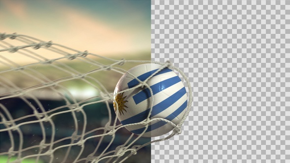 Soccer Ball Scoring Goal Day - Uruguay alt