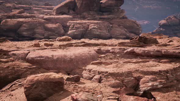 Golden Rocks in Grand Canyon