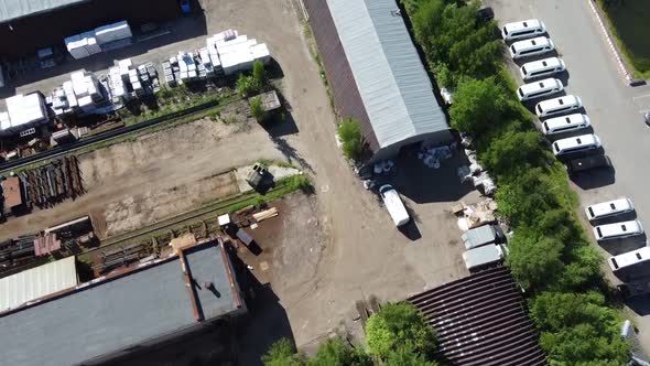 Flying a Quadcopter Over an Industrial Area