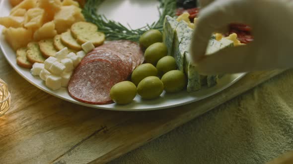 I Put Green Olives on It Charcuterie Plate