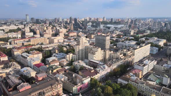 Kyiv, Ukraine Aerial View of the City, Kiev