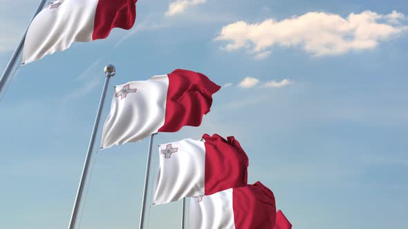 Flying Flags of Malta