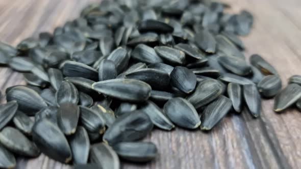 Sunflower Seeds Closeup