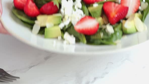 Strawberry salad