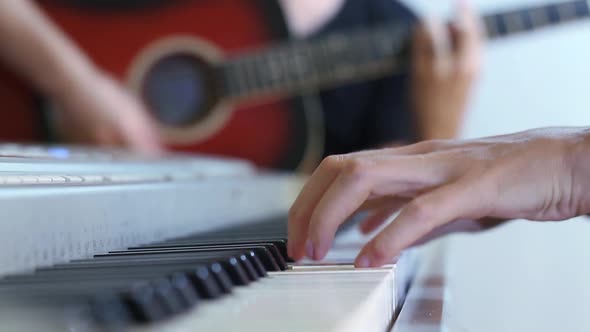 Guitar And Piano Duet