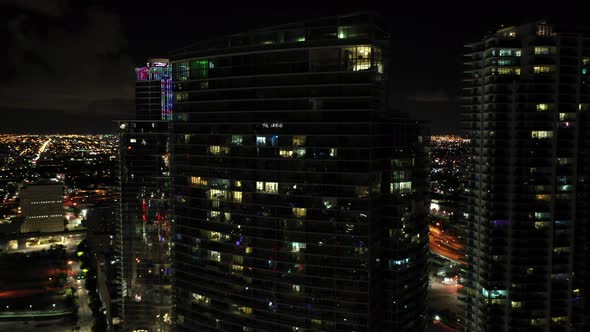 One World One Prayer Displayed In Digital Colors On The Paramount Tower Miami Worldcenter