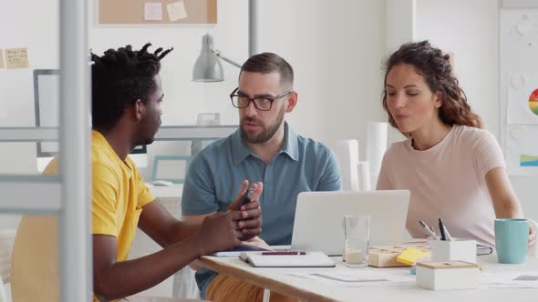 Business Colleagues Working