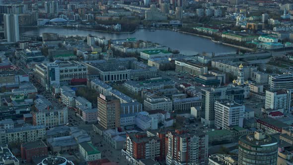 Aerial View of the City