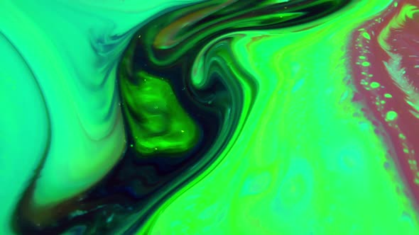 Swirling And  Liquid Explosion Paint Texture