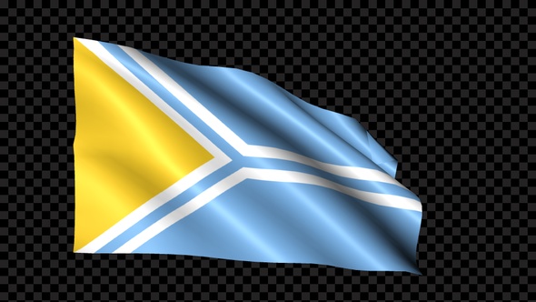 Tuva Flag Blowing In The Wind