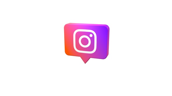 3D Instagram Icon