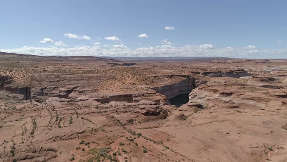 Aerial view of Colorado River and Glen Canyon 